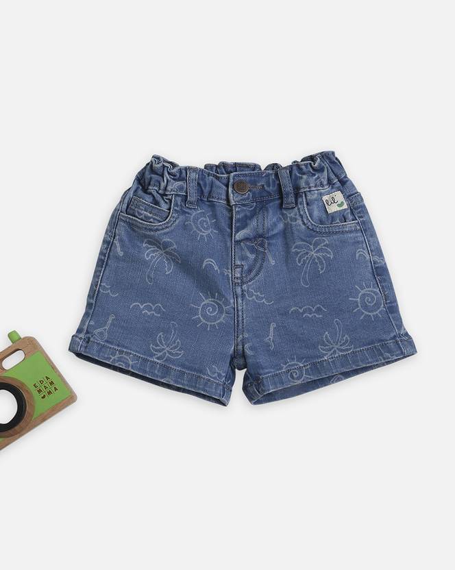 Ed-a-Mamma Short For Baby Boys Casual Printed Pure Cotton