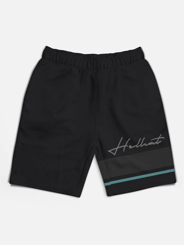 Hellcat Short For Boys Casual Printed Cotton Blend