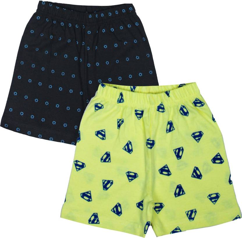 DIAZ Short For Boys & Girls Casual Printed Pure Cotton