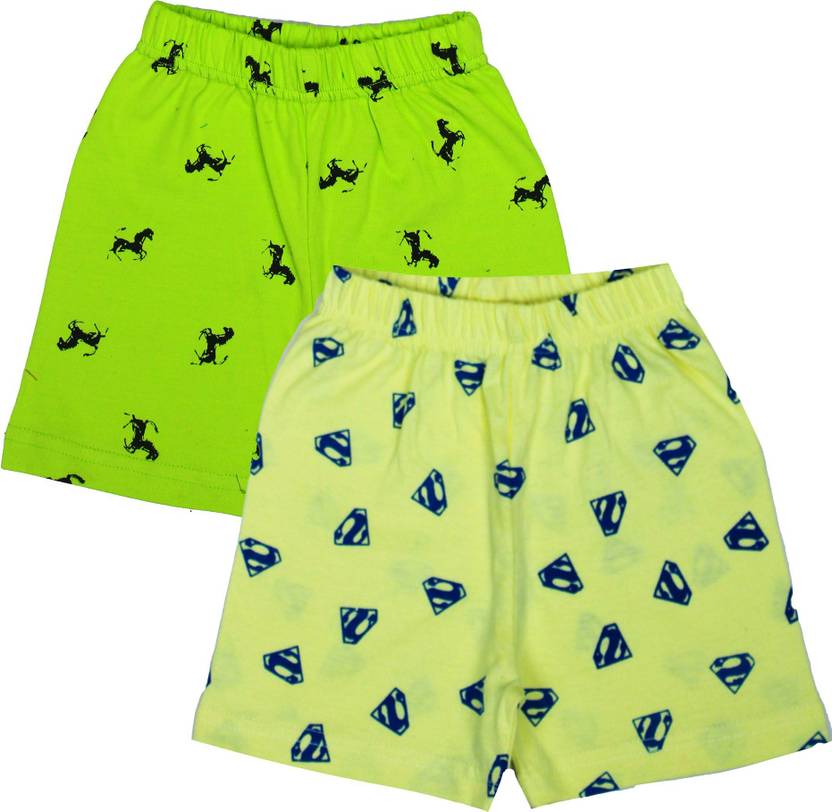 DIAZ Short For Boys & Girls Casual Printed Pure Cotton