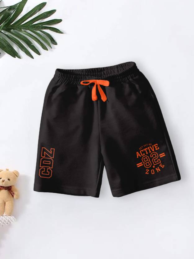 BAESD Short For Boys Sports Printed Cotton Blend