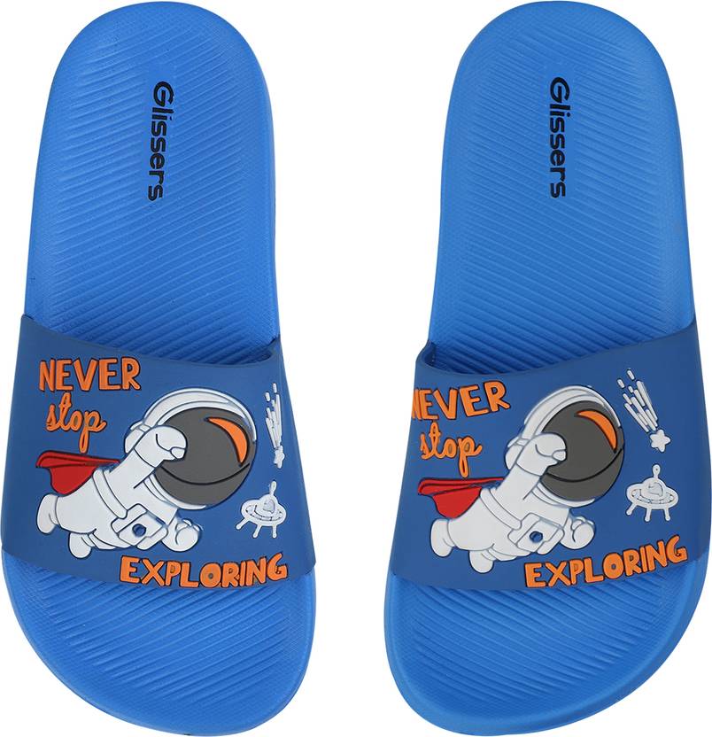 Glissers Girls Slip On Slipper Flip Flop