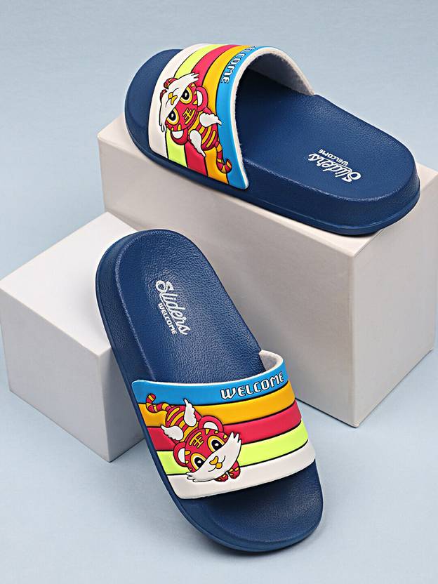 WELCOME Boys & Girls Slip On Slipper Flip Flop