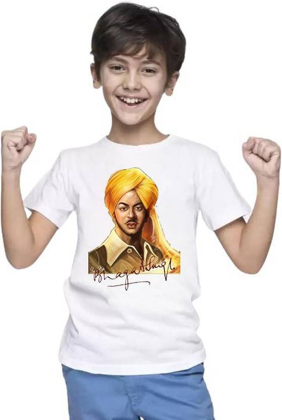 Nonastore Entz Boys & Girls Printed Polyester Regular T Shirt
