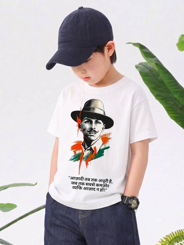 Pvsfashionhub Boys Printed Polyester Regular T Shirt