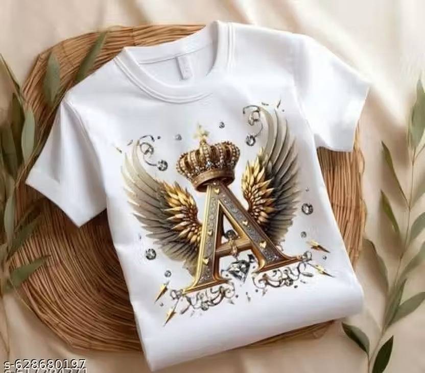 RISHIKAFASHION Boys Graphic Print Polyester Regular T Shirt