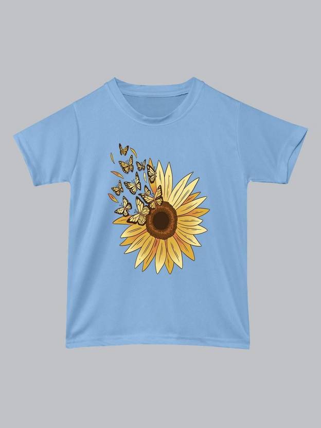 BAESD Boys & Girls Printed Polyester Regular T Shirt