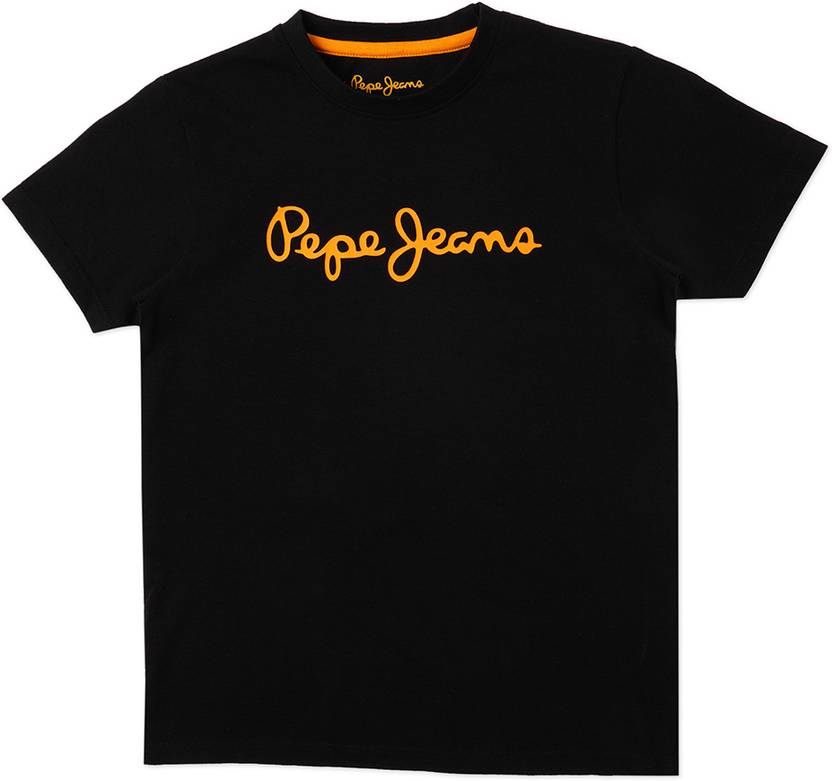 Pepe Jeans Boys Printed Cotton Blend Regular T Shirt