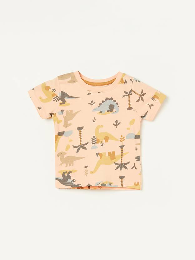 Fame Forever by Lifestyle Baby Boys Printed Cotton Blend Regular T Shirt