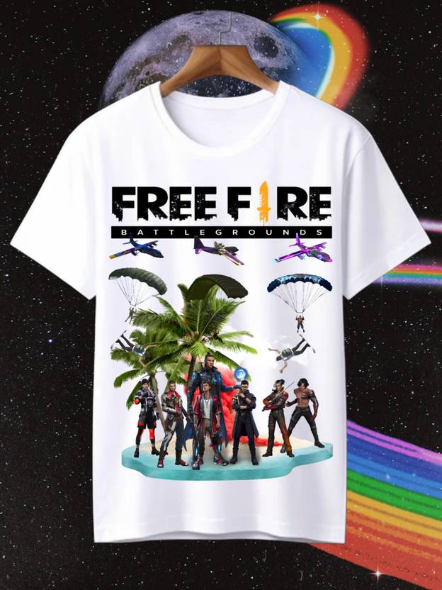 MYBRIGHTSTYLE Boys & Girls Printed Polyester Regular T Shirt