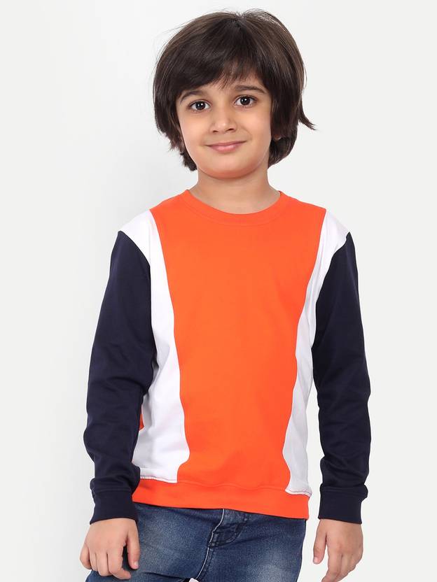 Billion Boys Colorblock Pure Cotton Regular T Shirt