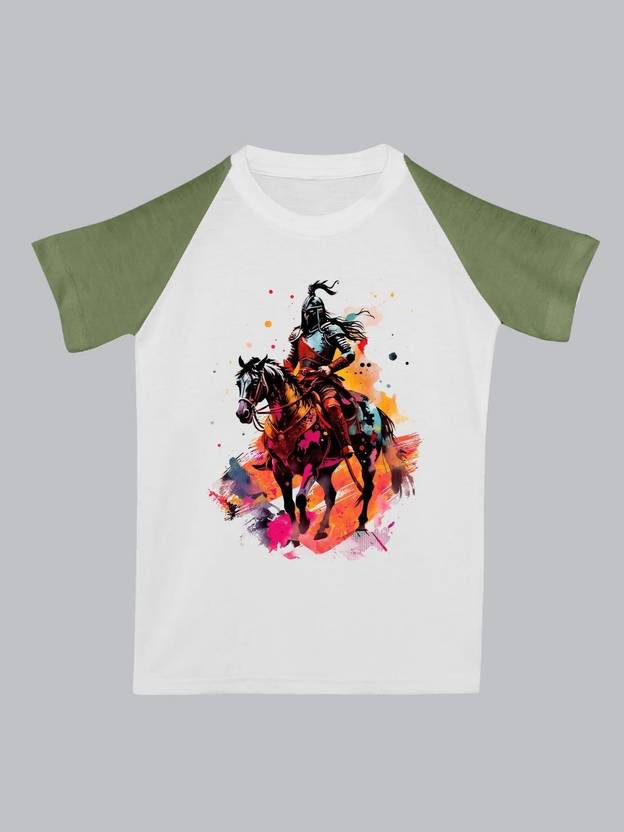 BAESD Boys & Girls Printed Pure Cotton Regular T Shirt