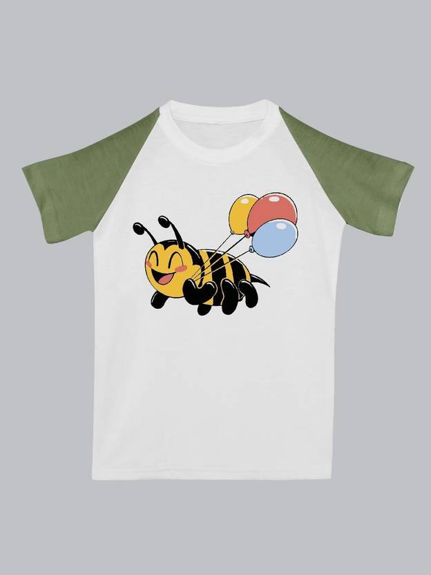 BAESD Boys & Girls Printed Pure Cotton Regular T Shirt