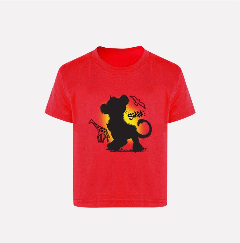 DISNEY BY MISS & CHIEF Boys Printed Cotton Blend Regular T Shirt