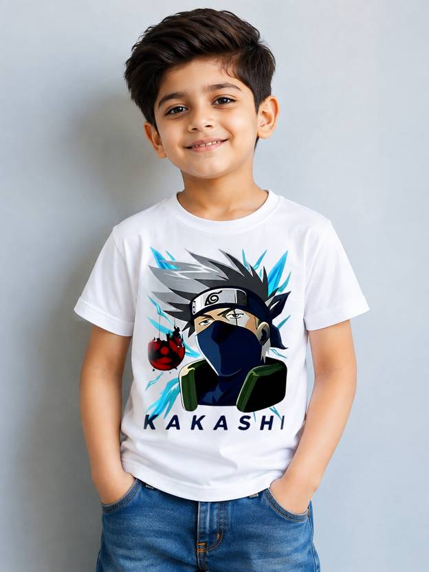 BABAFASHION Boys & Girls Graphic Print Polyester Regular T Shirt