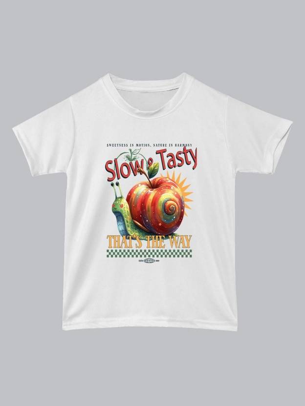BAESD Boys & Girls Printed Polyester Regular T Shirt