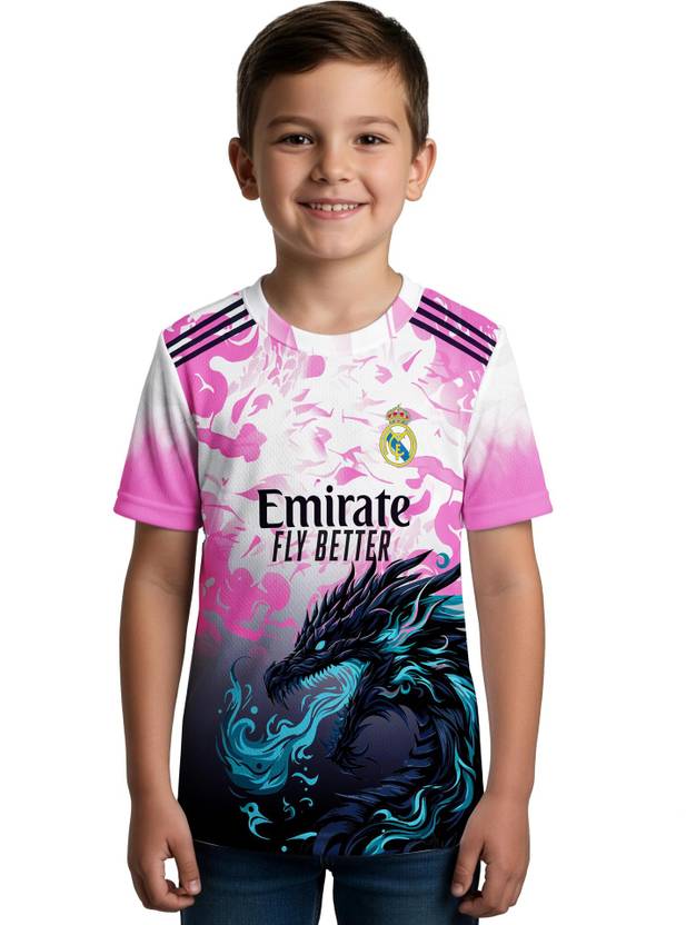 SF Enterprise Boys Printed Polycotton Regular T Shirt