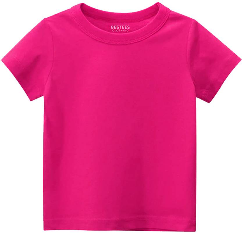 BESTEESCLOTHING Baby Boys & Baby Girls Solid Pure Cotton Regular T Shirt