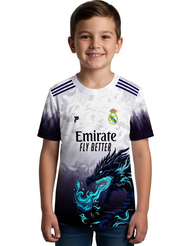SF Enterprise Boys Printed Polycotton Regular T Shirt