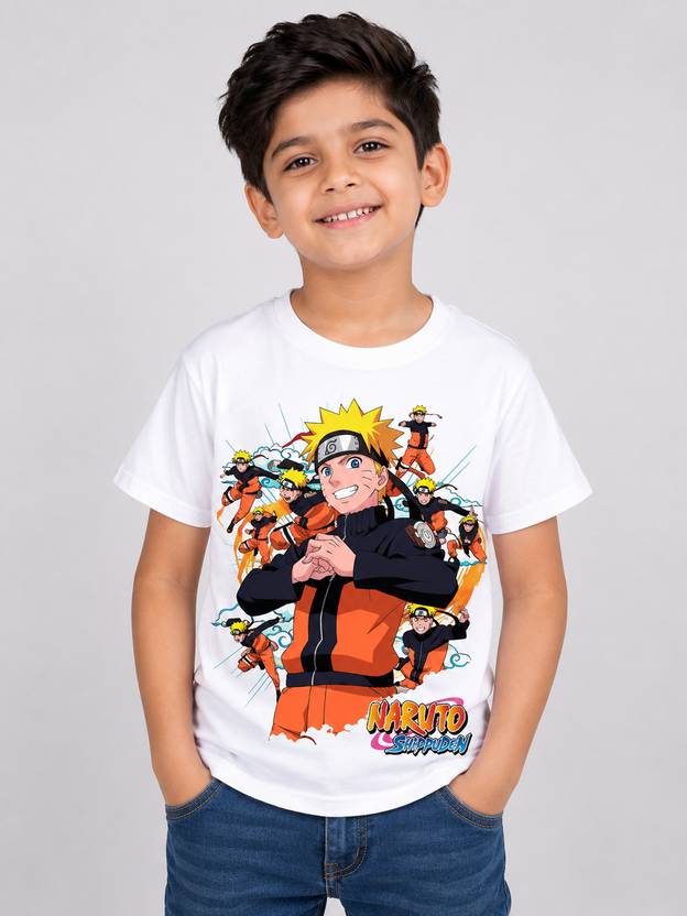 BABAFASHION Boys & Girls Graphic Print Polyester Regular T Shirt