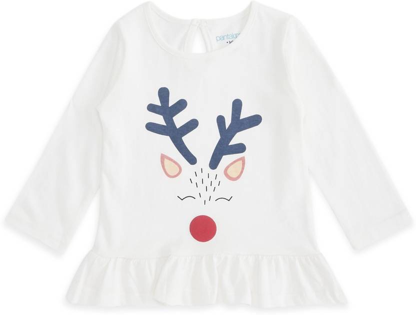 Pantaloons Baby Baby Girls Casual Pure Cotton Fashion Sleeve Top