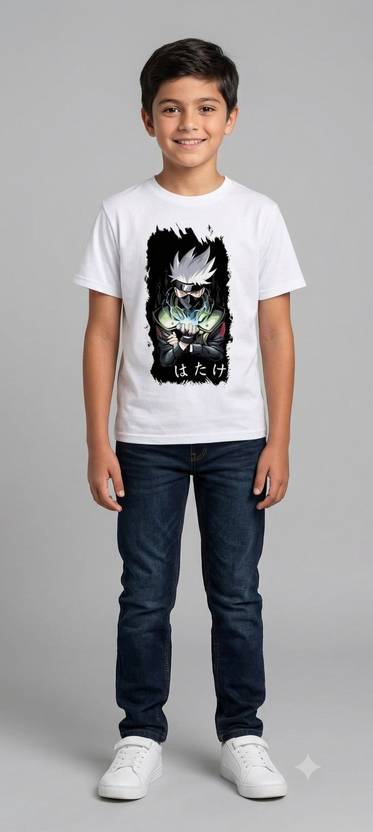 BABAFASHION Boys & Girls Graphic Print Polyester Regular T Shirt