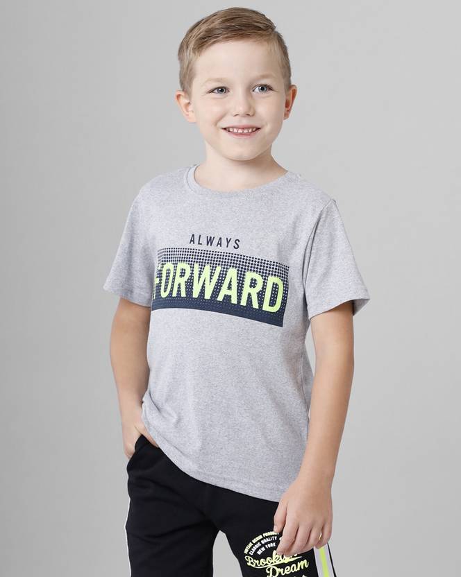 Codez Boys Printed Cotton Blend Regular T Shirt