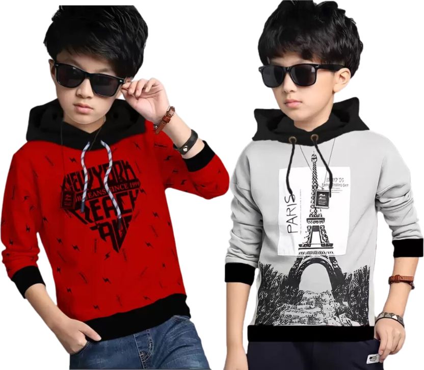 Flipkart.com Vuzzan Boys Printed Cotton Blend Regular Pack of 1 - Image 7