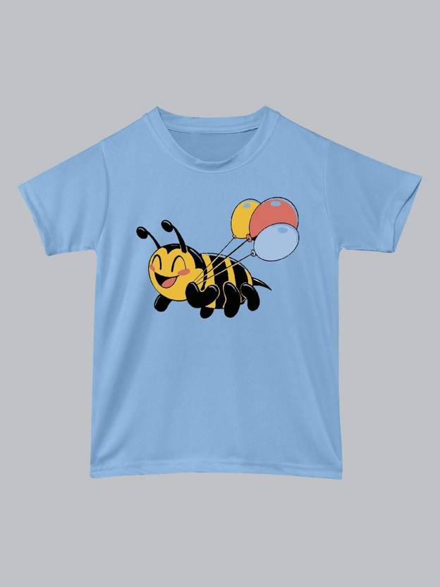 BAESD Boys & Girls Printed Polyester Regular T Shirt