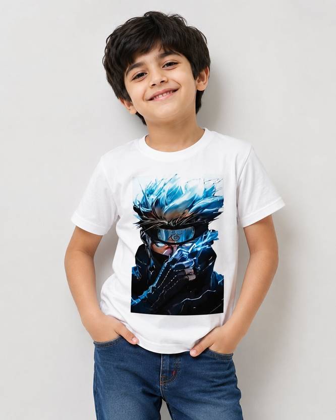 BABAFASHION Boys & Girls Printed Polyester Regular T Shirt