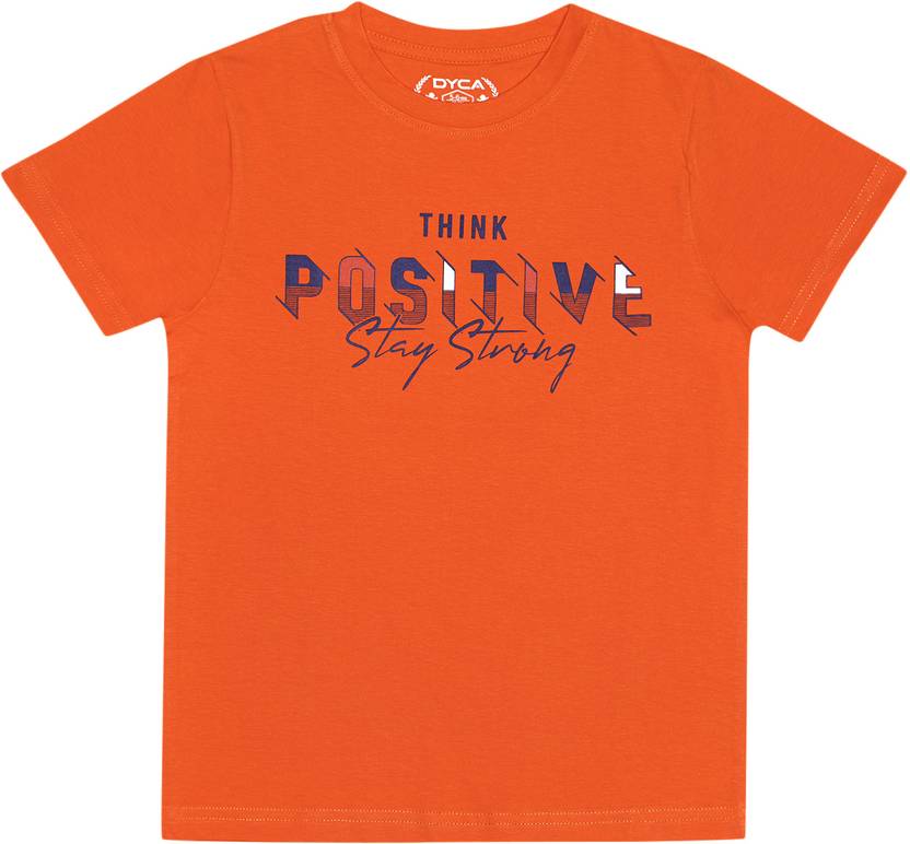 Dyca Boys Graphic Print Cotton Blend Regular T Shirt
