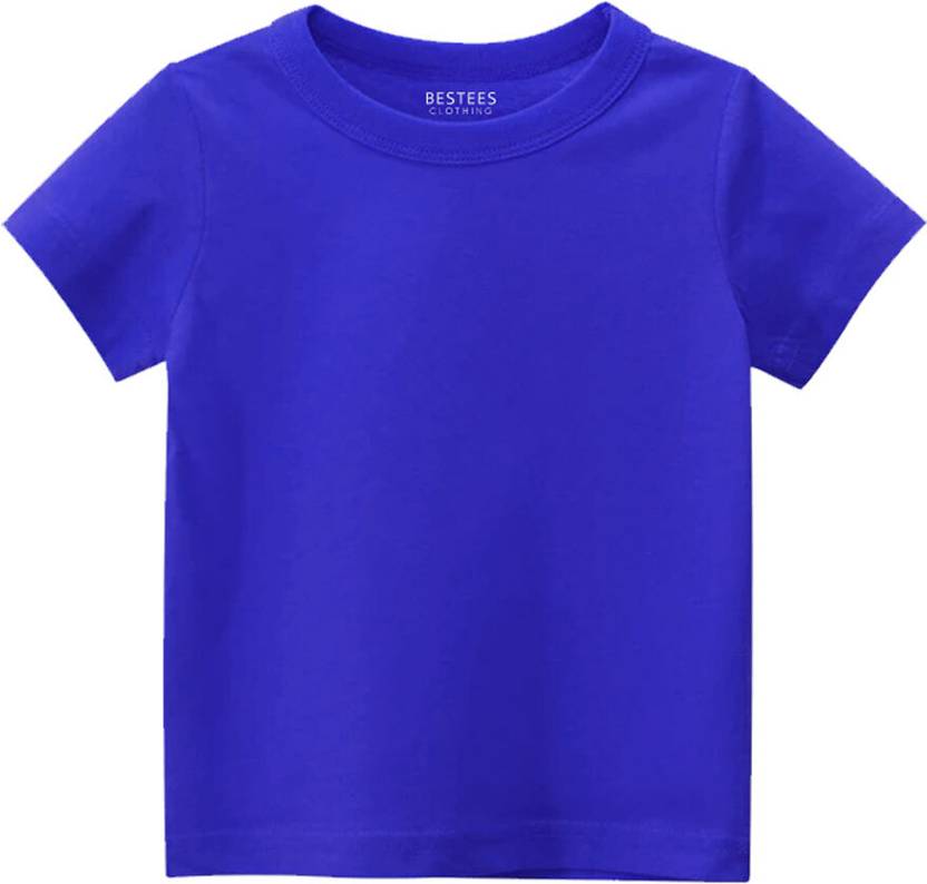 BESTEESCLOTHING Baby Boys & Baby Girls Solid Pure Cotton Regular T Shirt