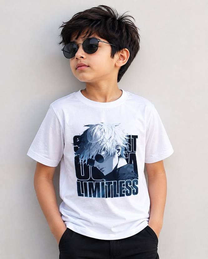 BABAFASHION Boys & Girls Printed Polyester Regular T Shirt