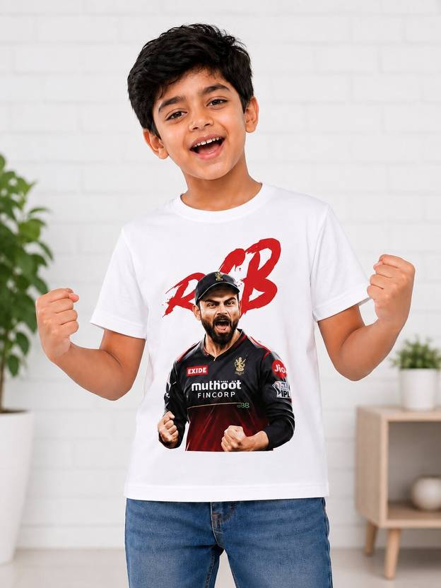 BABAFASHION Boys & Girls Graphic Print Polyester Regular T Shirt