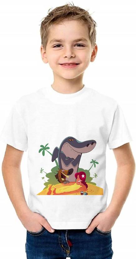 Nonastore Entz Boys & Girls Printed Polyester Regular T Shirt