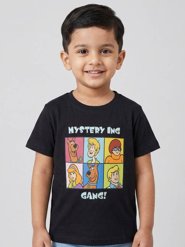 ETEENZ Boys Graphic Print Pure Cotton Regular T Shirt