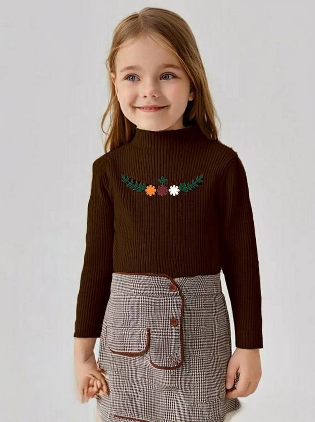 ZEROZABAR Girls Lycra Blend Top