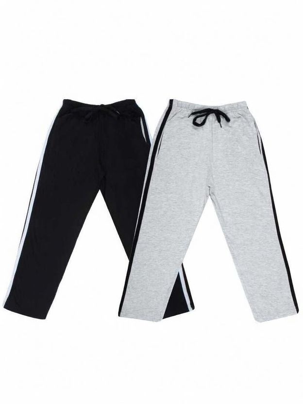 ManyaEmpire Boys Track Pant (White, Black, Pack of 2) - Image 10