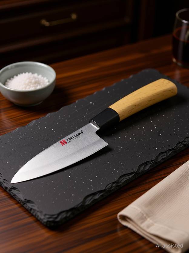 Ying Guns 1 Pc Stainless Steel Knife for Kitchen cutting Fruits Veg & Meat