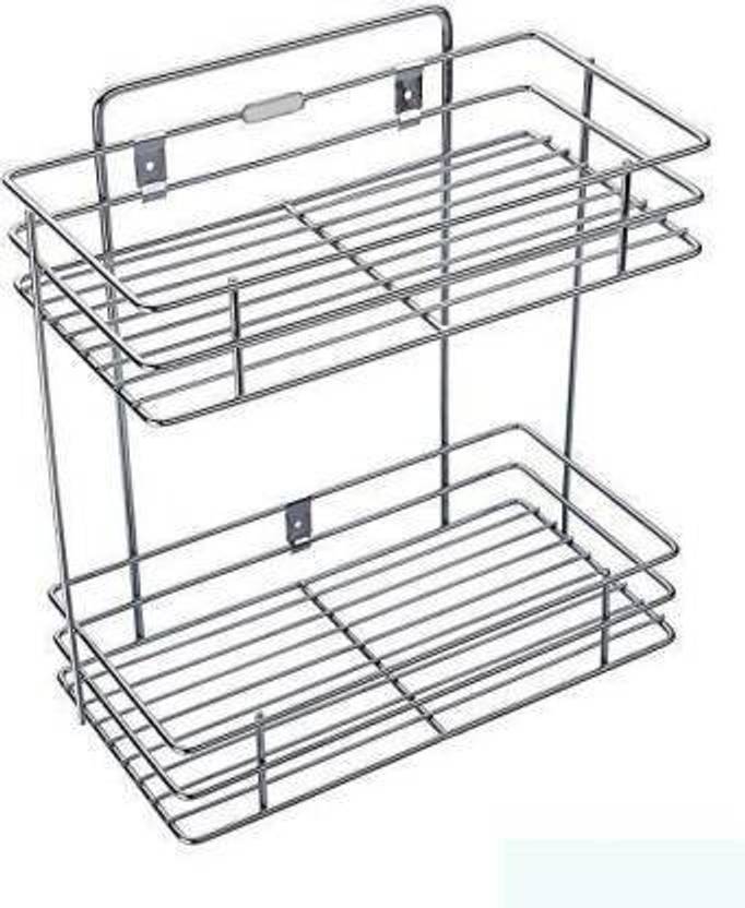 Vivek Sales Fruits/Vegetables Kitchen Rack Steel Multipurpose Storage