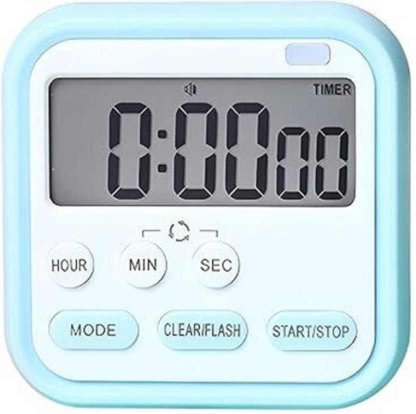 AORDEY Digital Kitchen Timer – Countdown & Stopwatch, Loud Ring, Large LCD Display Digital Kitchen Timer