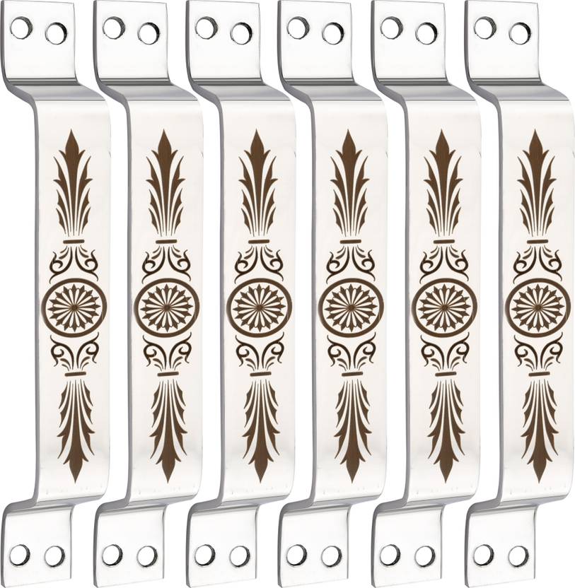 BUCKLER Cabinet Handle| Door | Window| Wardrobe|Drawer handles Laser Print Design-150MM Stainless Steel Cabinet/Drawer Handle