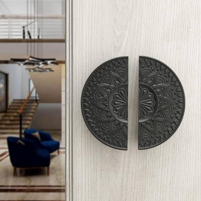 Bzcarts Black Main Door 6 Inch Handles for All The Doors of Office | Home | Aluminium Door Handle