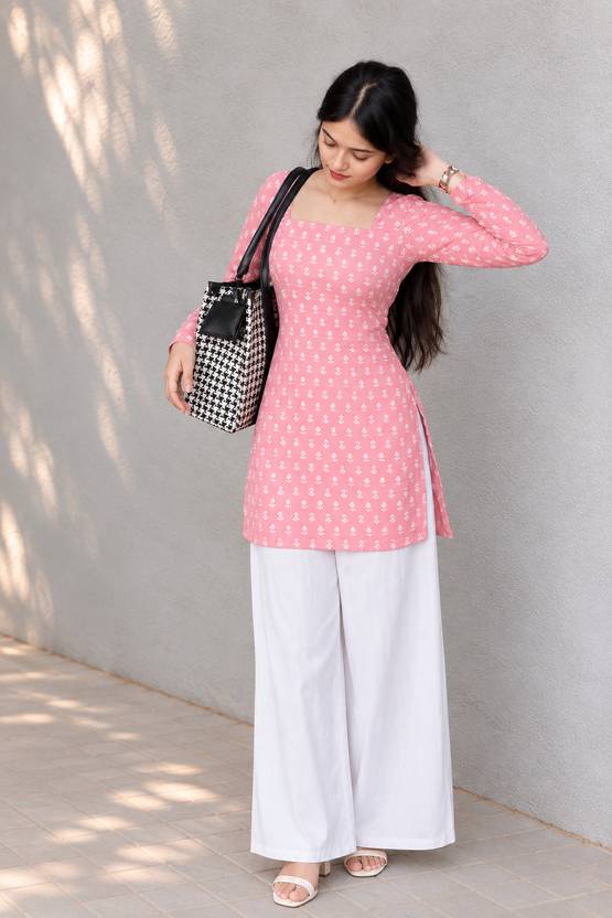 Shivifashion Printed Viscose Rayon A-line Kurta for Women