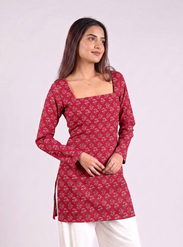 Rangrooh Women Printed Straight Kurta