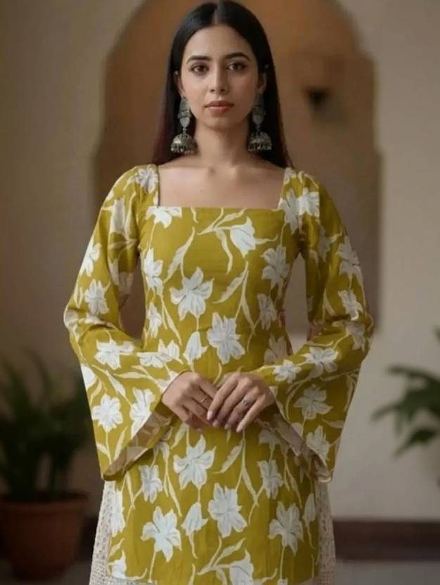 KRAFTTALESINDIA Women Printed Straight Kurta