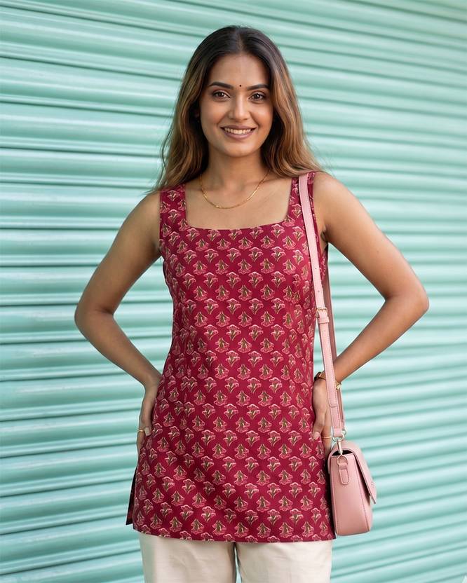 Rangrooh Women Printed Straight Kurta