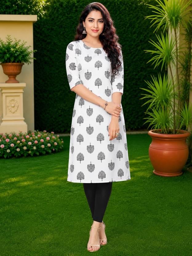 Anmi Kurta Printed Women Straight Kurta