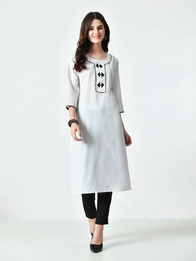MAURYA Women Solid Straight Kurta