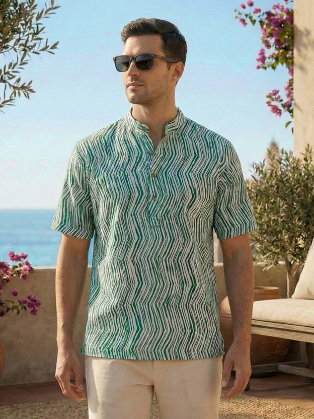CHHAAP Men Printed Straight Kurta